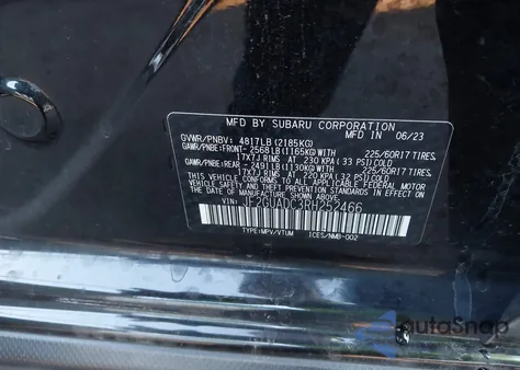 2024 Subaru Crosstrek Premium from USA, damaged, VIN JF2GUADC3RH252466